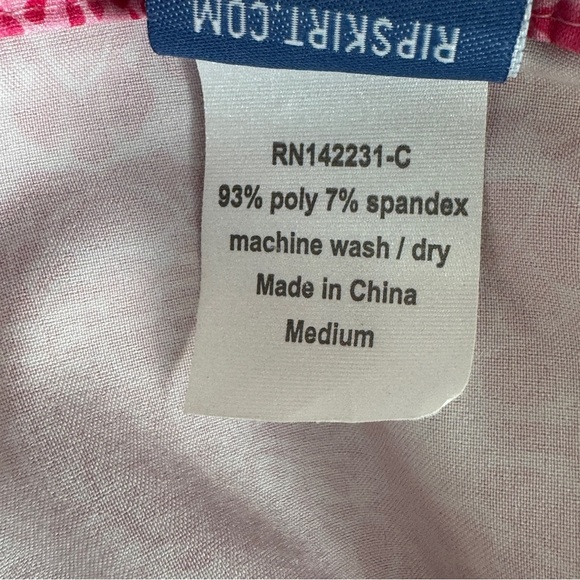 RipSkirt Hawaii Pink and White Midi Skirt Size Medium - Picture 6 of 7